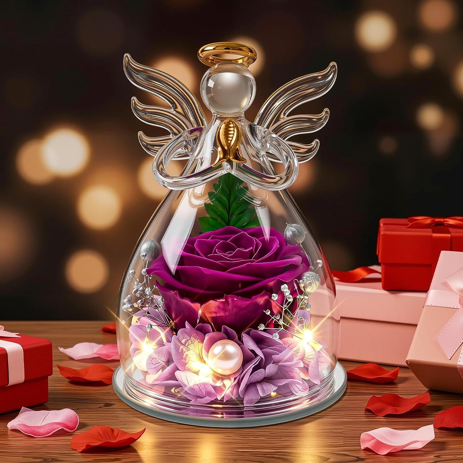 Preserved Rose Birthday Gifts for Mom Women, Forever Fresh Flowers for Delive…