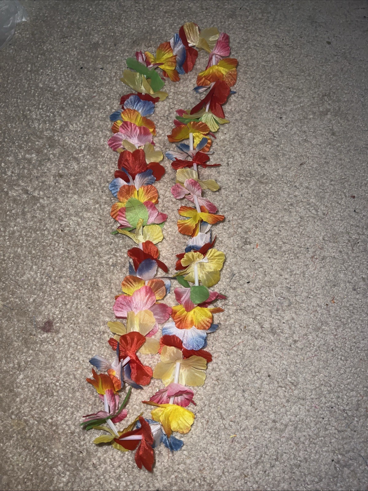 18 Pcs Colorful Hawaiian Leis Tropical Flower Leis for Luau Party Summer Beach