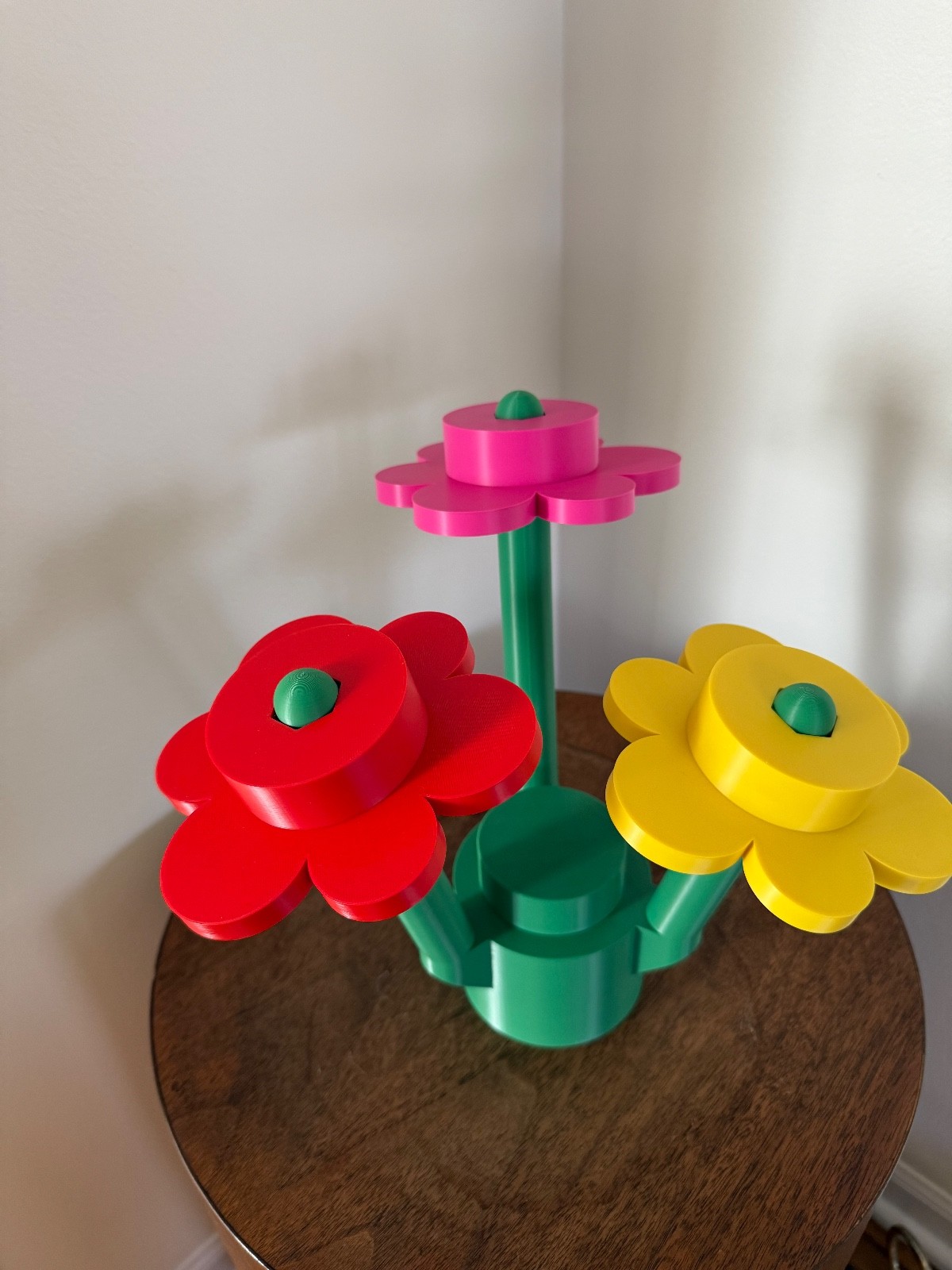 XL LEGO Flowers 3D Printed Decor Set – 10.25″ Tall Custom Colors