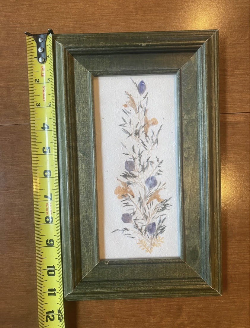 Framed Pressed Flower Wall Art