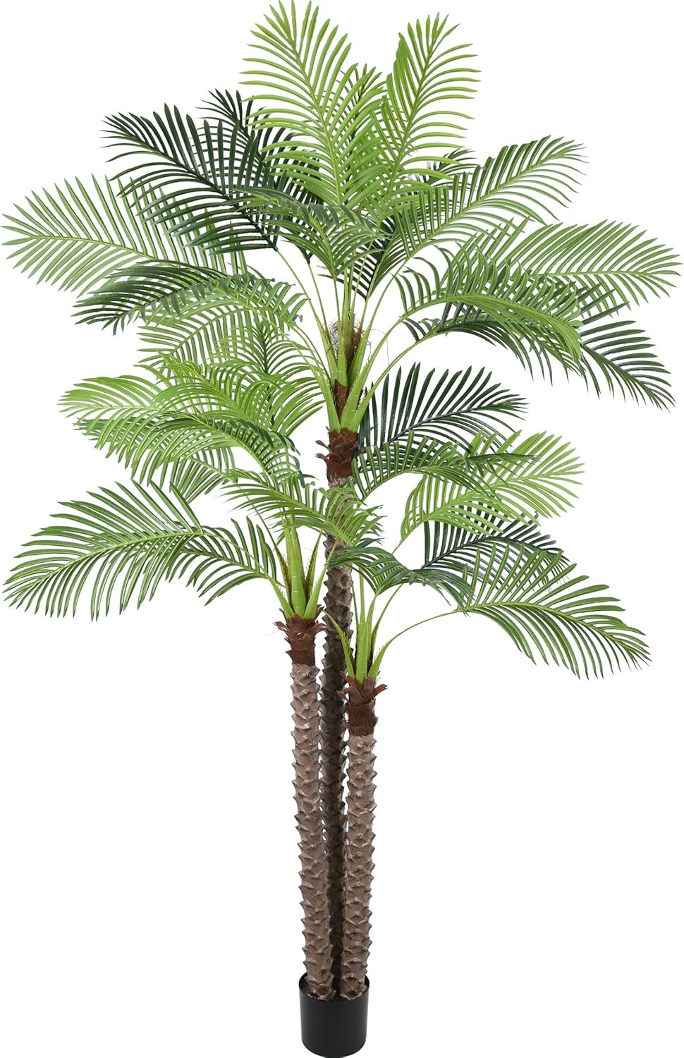 Artificial Phoenix Palm Tree 9Ft Large Faux Silk Palm Plants Tropical UV Resista