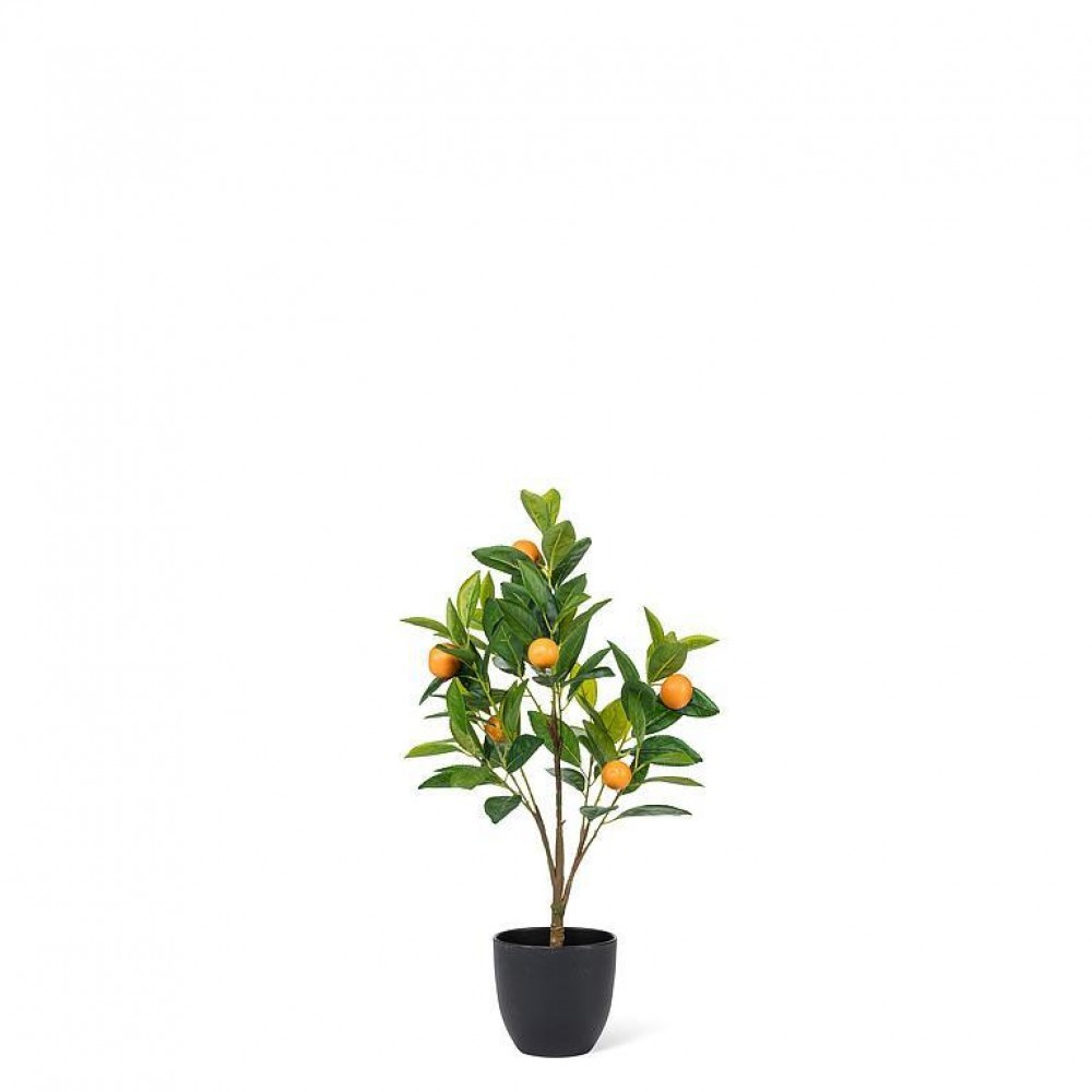Mini Orange Tree Faux Plants And Trees