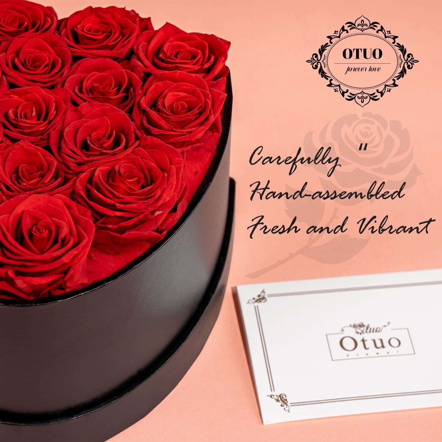 Forever Roses in Luxury Heart-Shaped Box – Lasting Gift for Wife or Girlfriend