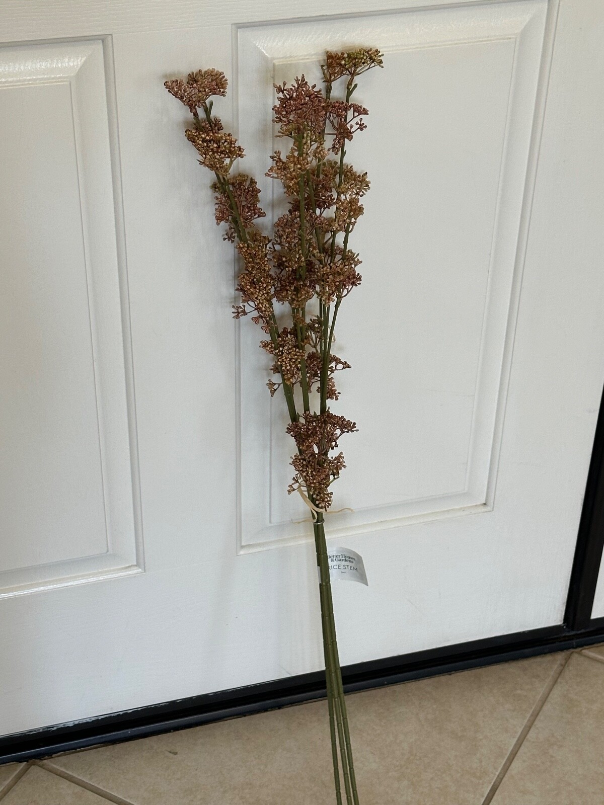 New Set of 9 Artificial Indoor 33″ Dried Rice Stem Bundle Better Homes & Gardens