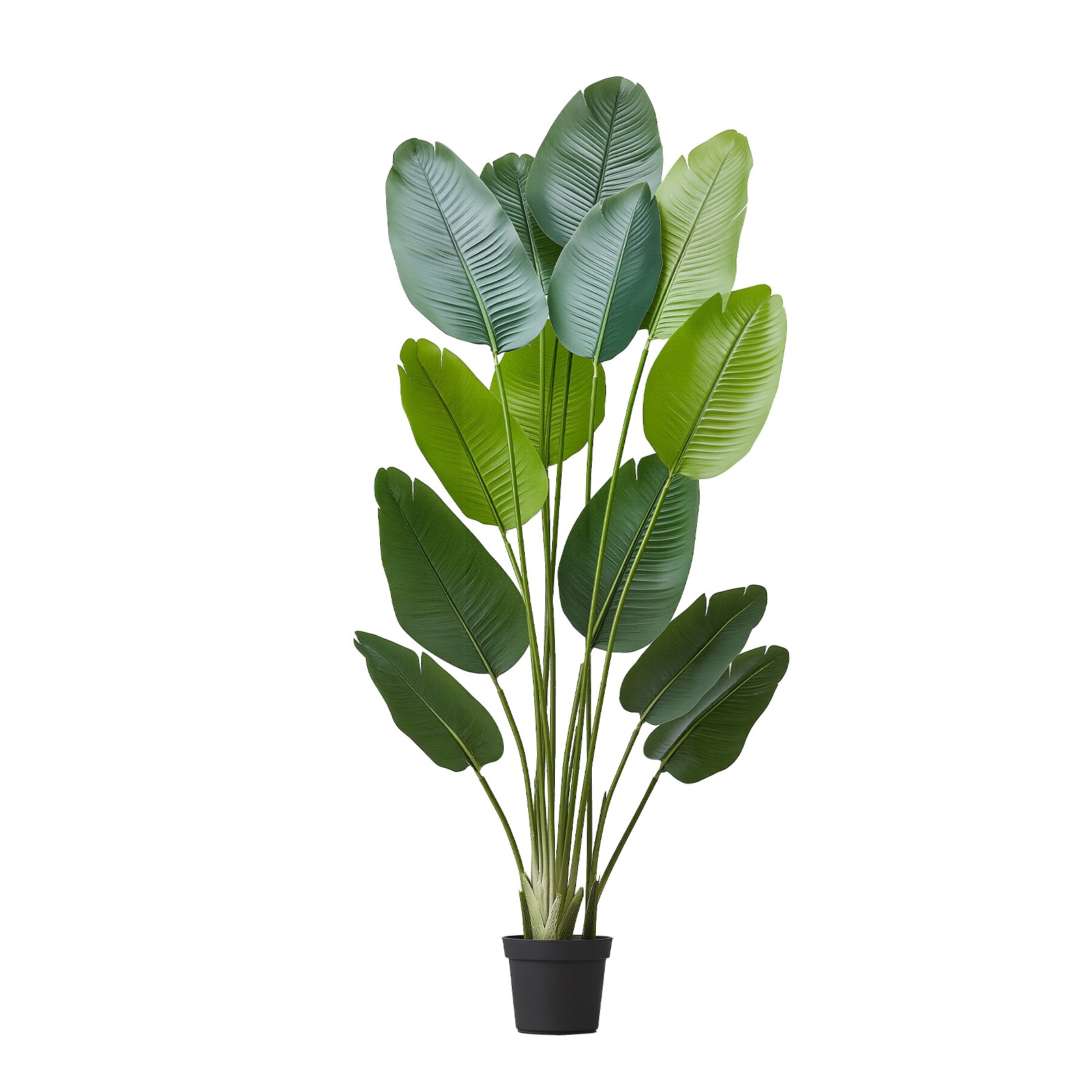 Uimoso 6ft Artificial Birds of Paradise Tree Faux Fake Plant w/ Pot Home Decor