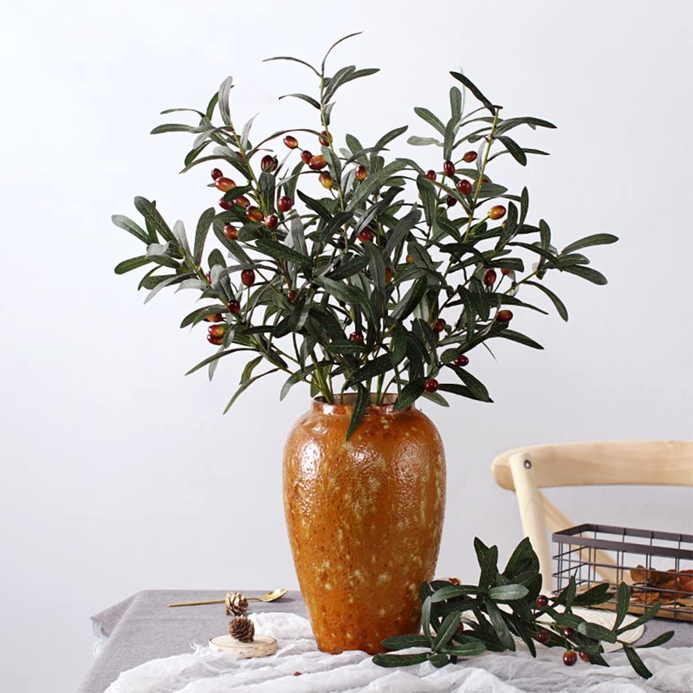 Artificial Olive Branch Faux Olive Branches For Vases Fake Branches Olive Stems