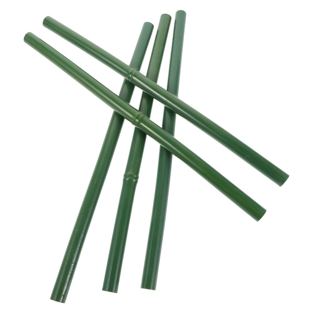 5 Pcs Artificial Bamboo Stakes Outdoor Faux Stems Fake for Indoor