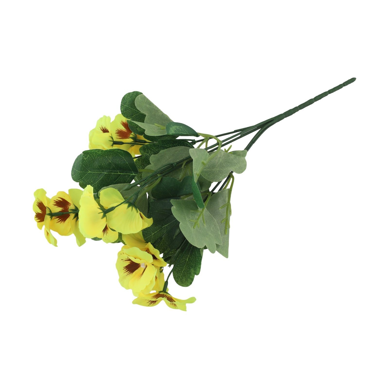 Artificial Pansy Flowers 3pcs for Vibrant For Indoor and Outdoor Decor