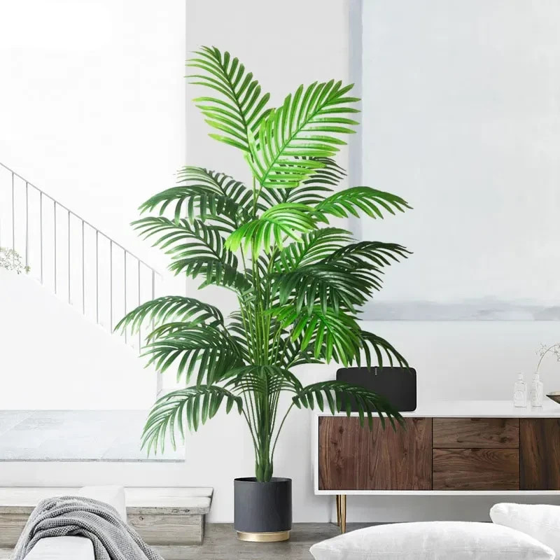 68-121cm Artificial Areca Palm Tree Fake Plant Indoor Home Decor Green