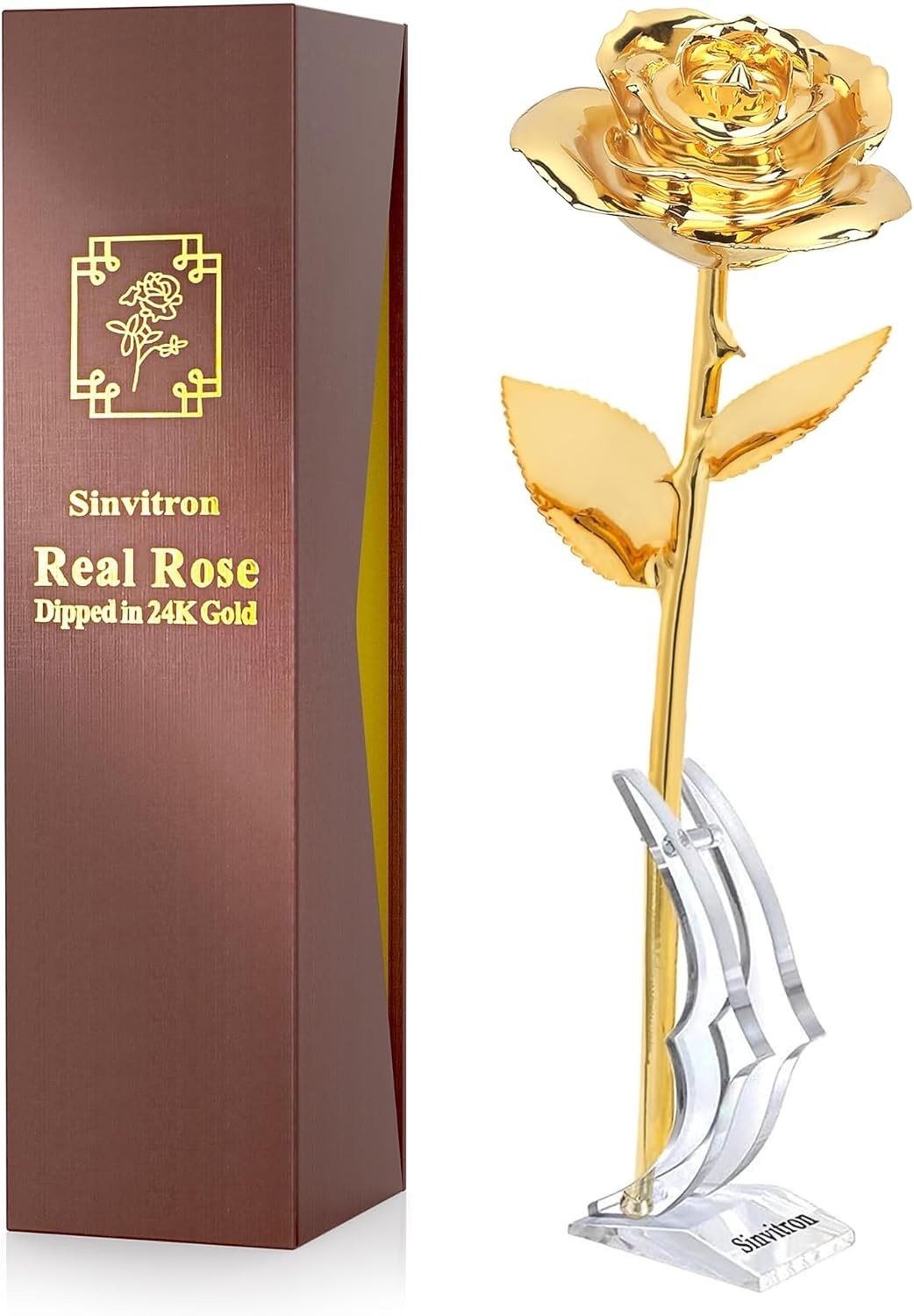 Handcrafted 24K Gold Rose – Eternal Love Gift for Anniversaries and Birthdays