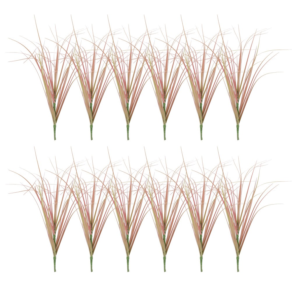 Set of 2 Fake Tall Decorative Grass Artificial Plants Simulation