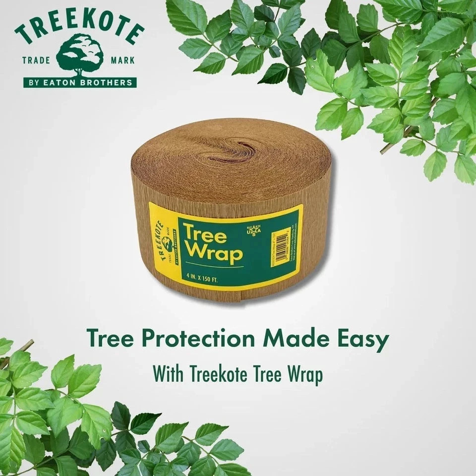 2 Pack Tree Wrap Protector Frost Sun Pest Guard Breathable Trunk Cover
