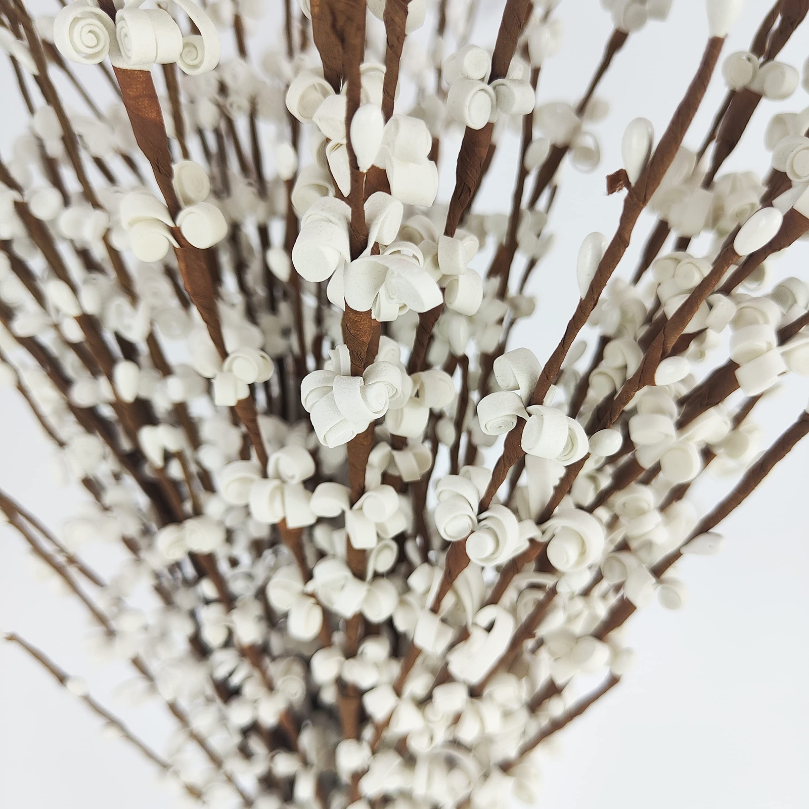 10 Pieces 29.5″ Long of Artificial Flowers Faux Jasmine Fake Flower Pussy Wil…