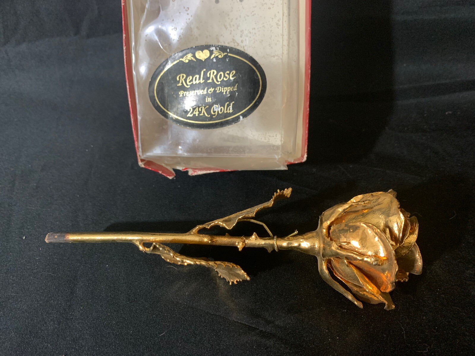 Forever Rose, a Genuine, One of a Kind, Real Rose, Hand Dipped in 24K Gold