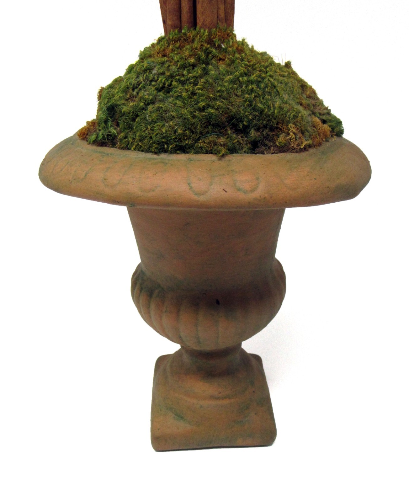 Vintage Apple Topiary Tree in Decorative Urn Farmhouse Country Home Decor 22″