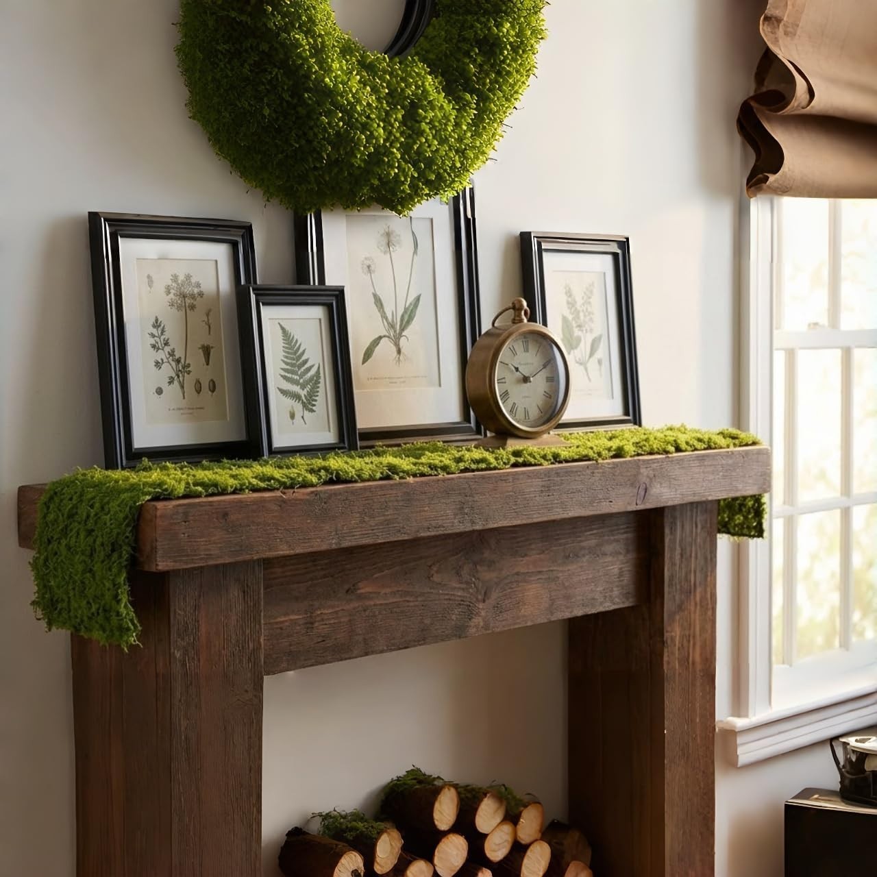 Fake Moss Mat, Artificial Moss Table Runner for Wedding Decor Table Centerpie…