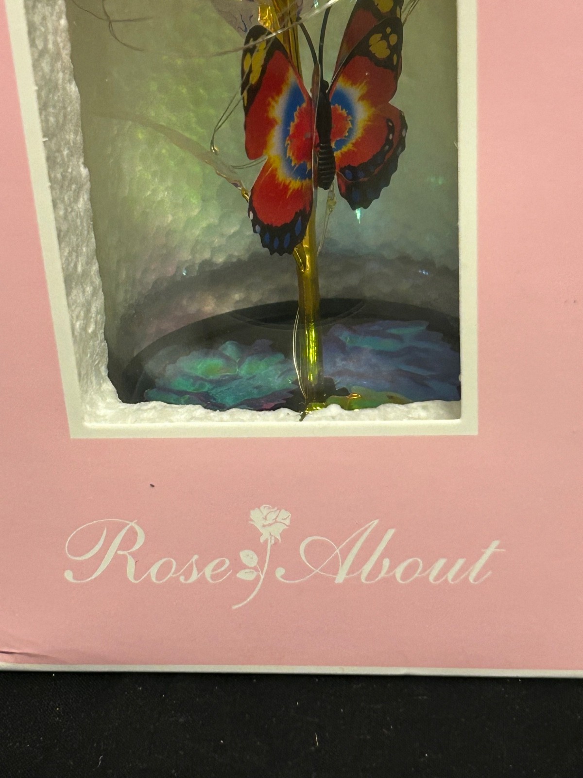 Rose About LED Light Up Rose with Butterfly by KY
