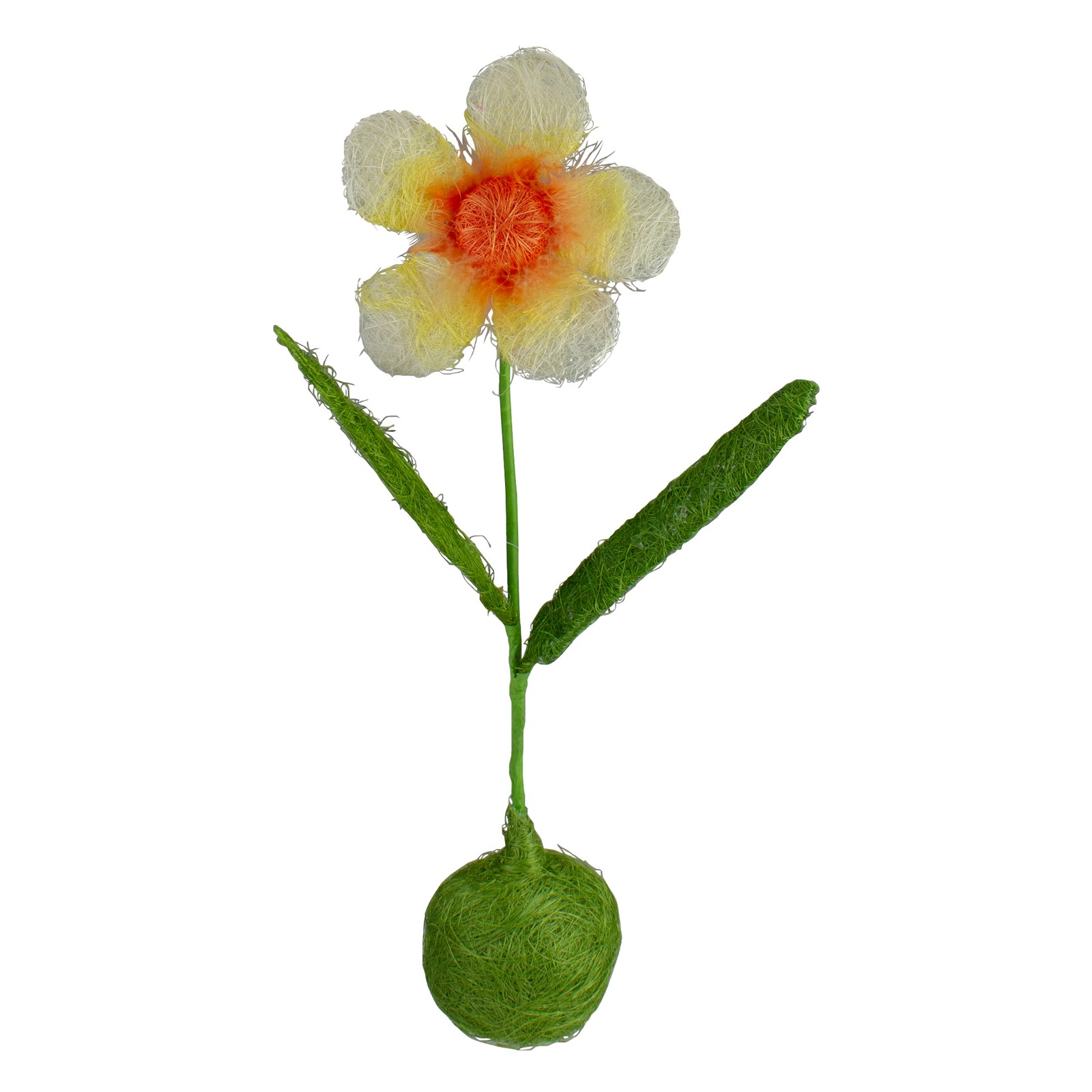 Northlight 19″ Green, Orange and Yellow Spring Floral Table Top Decoration