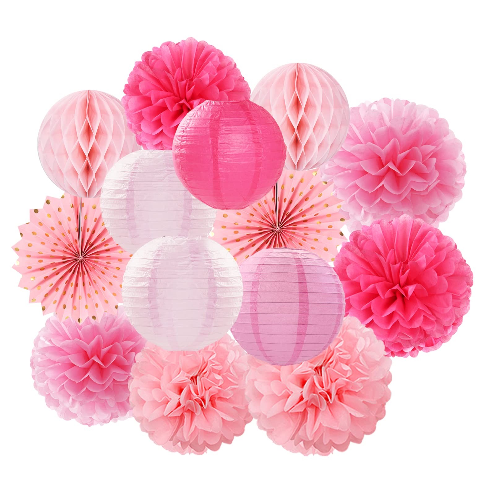 Rose Hot-Pink Valentines-Day Variety Pack, Light-pink Dark-pink