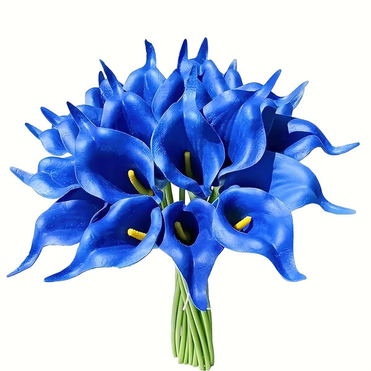 10Pcs PU Artificial Calla Lily Flowers for Wedding and Event Decoration