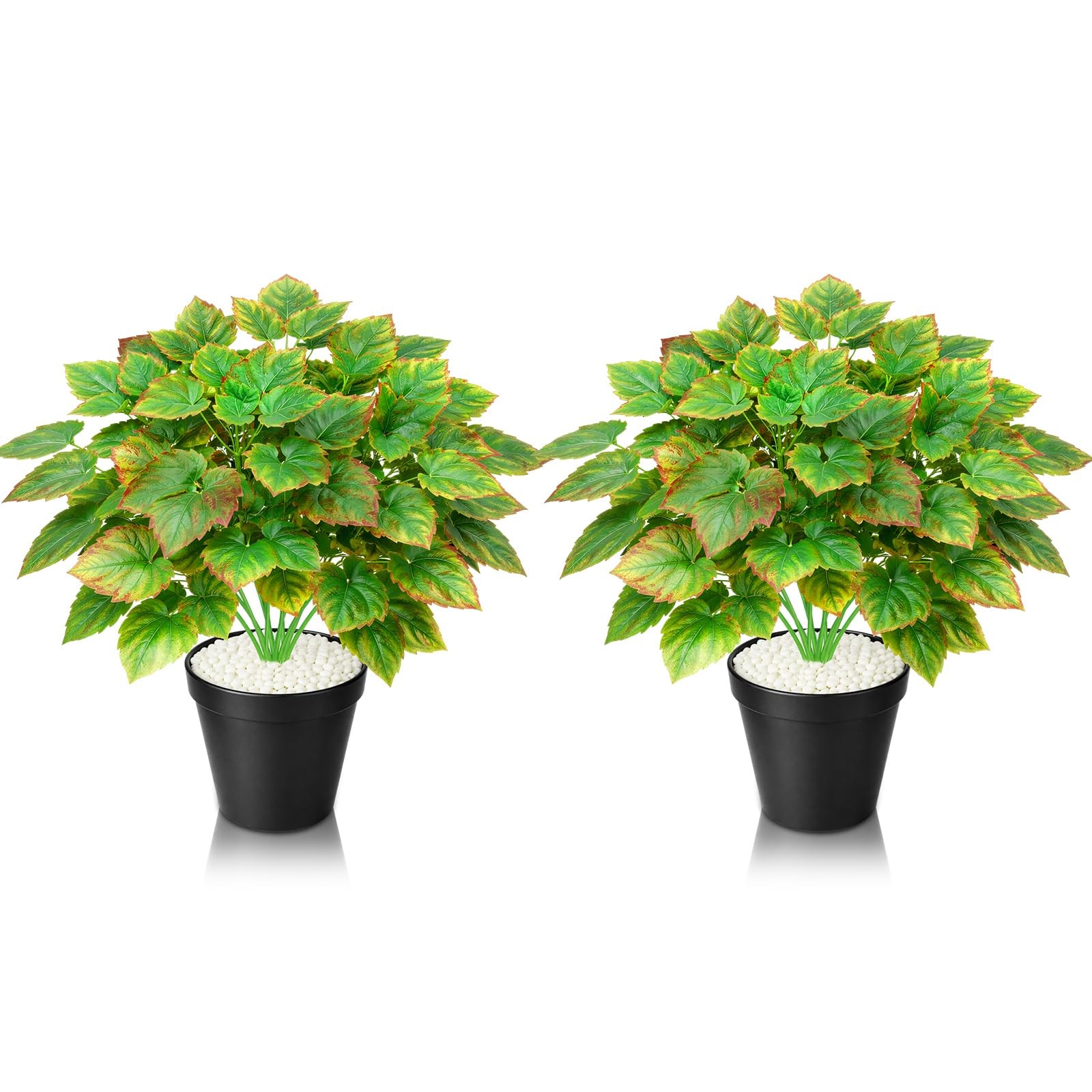 2 PCS 14.9 Inch Artificial Grape Vine 6Branch Plastic Fake Potted Plant
