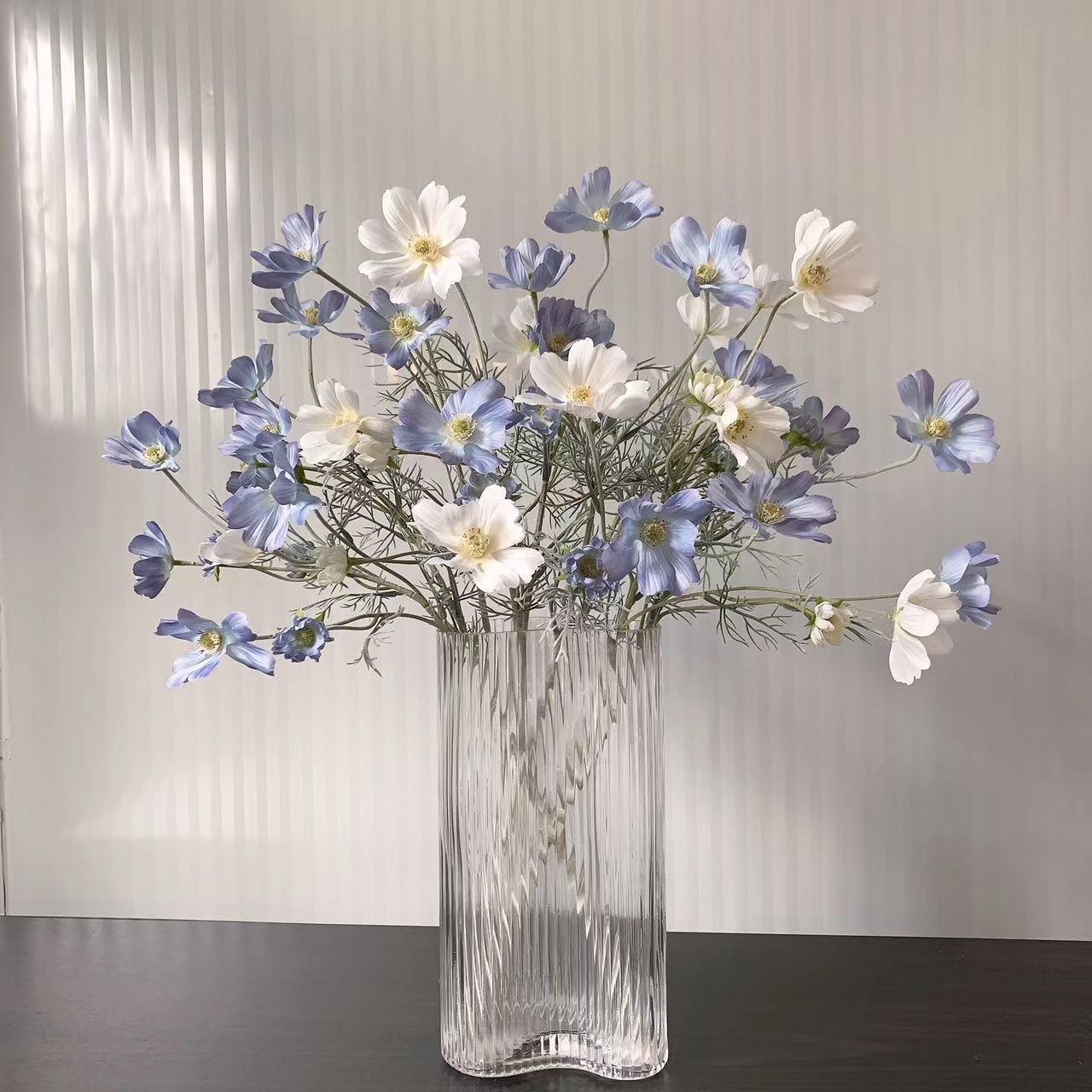 60CM Silk Chamomile Daisy Artificial Flower White Fake Wedding Home Decor Bouque