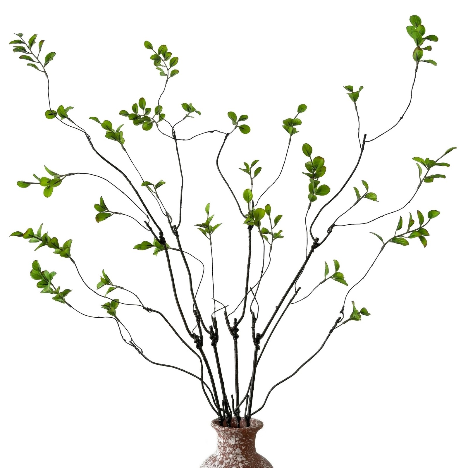 4 Pcs Artificial Greenery Stems Faux Branches for Vase, 37.4 Inch Artificial …