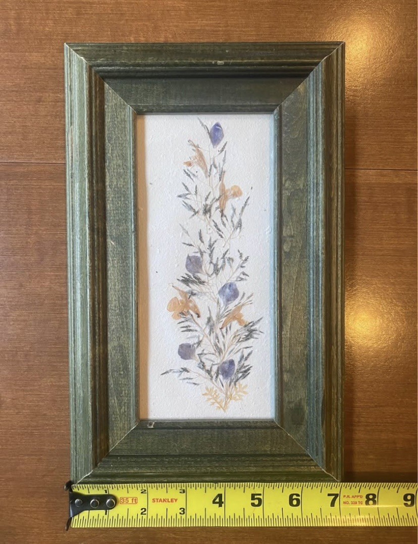 Framed Pressed Flower Wall Art