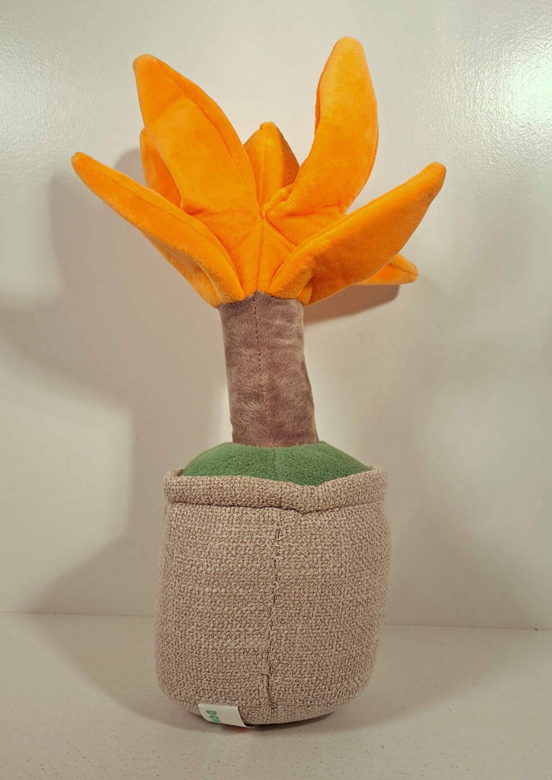 Orang Plush Flower Pot Succulent Tree Happy Plant Doll Stuffed Desk Window Decor