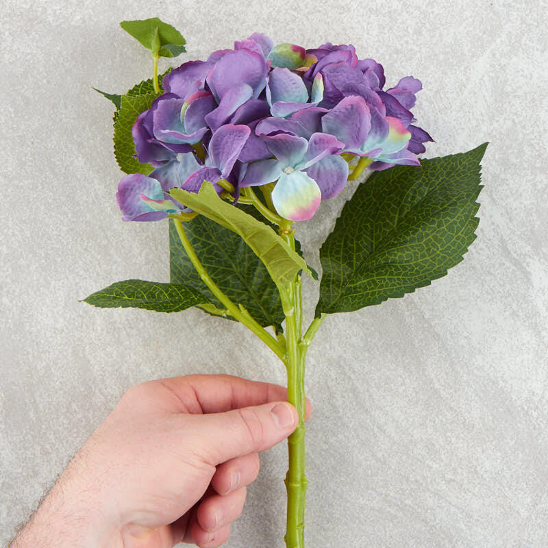 Factory Direct Craft 15 Inch Purple and Blue Artificial Floral Hydrangea St