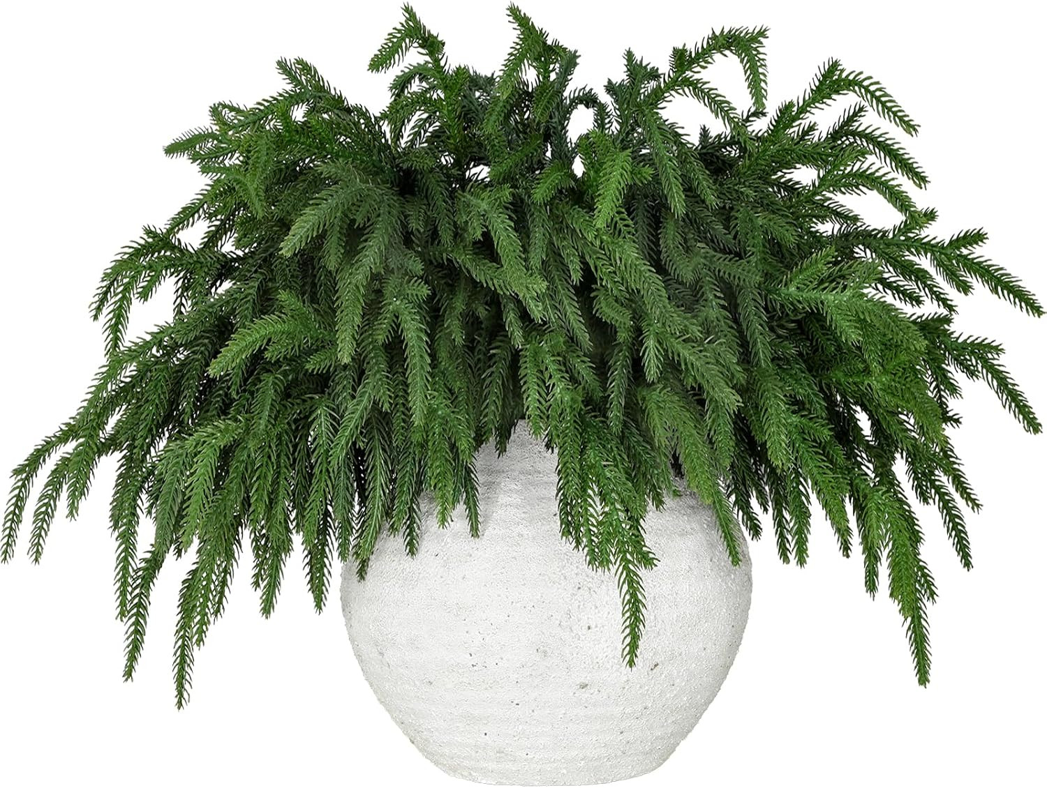 12 Pcs Realistic Christmas Pine Branches Natural Droopy Soft Bendable Artificial