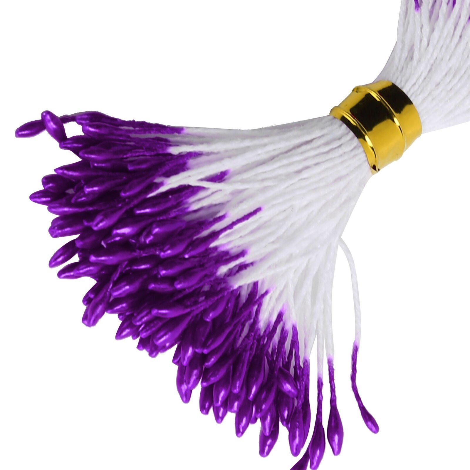 900Pcs Flower Stamen Purple Gypsum Artificial Bouquet Decor HandMade Crafts