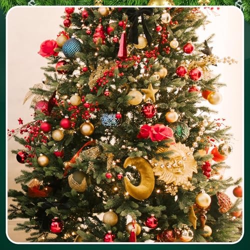 50 Pcs Artificial Pine Branches for Christmas Decorations,42 pcs Christmas