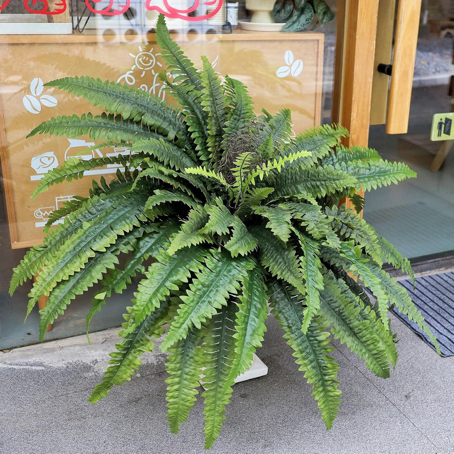 Artificial Ferns for Outdoors & Indoors, 51In Large Fake Ferns Plants, Artificia