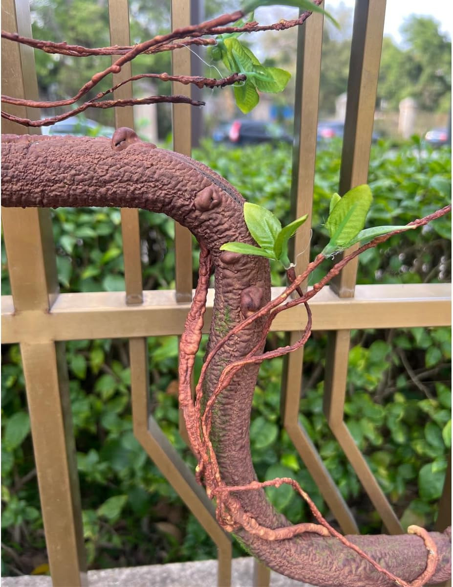 Bendable Artificial Tree Thick Trunk Twigs Cane Climbing Vine Branches 6Ft Faux