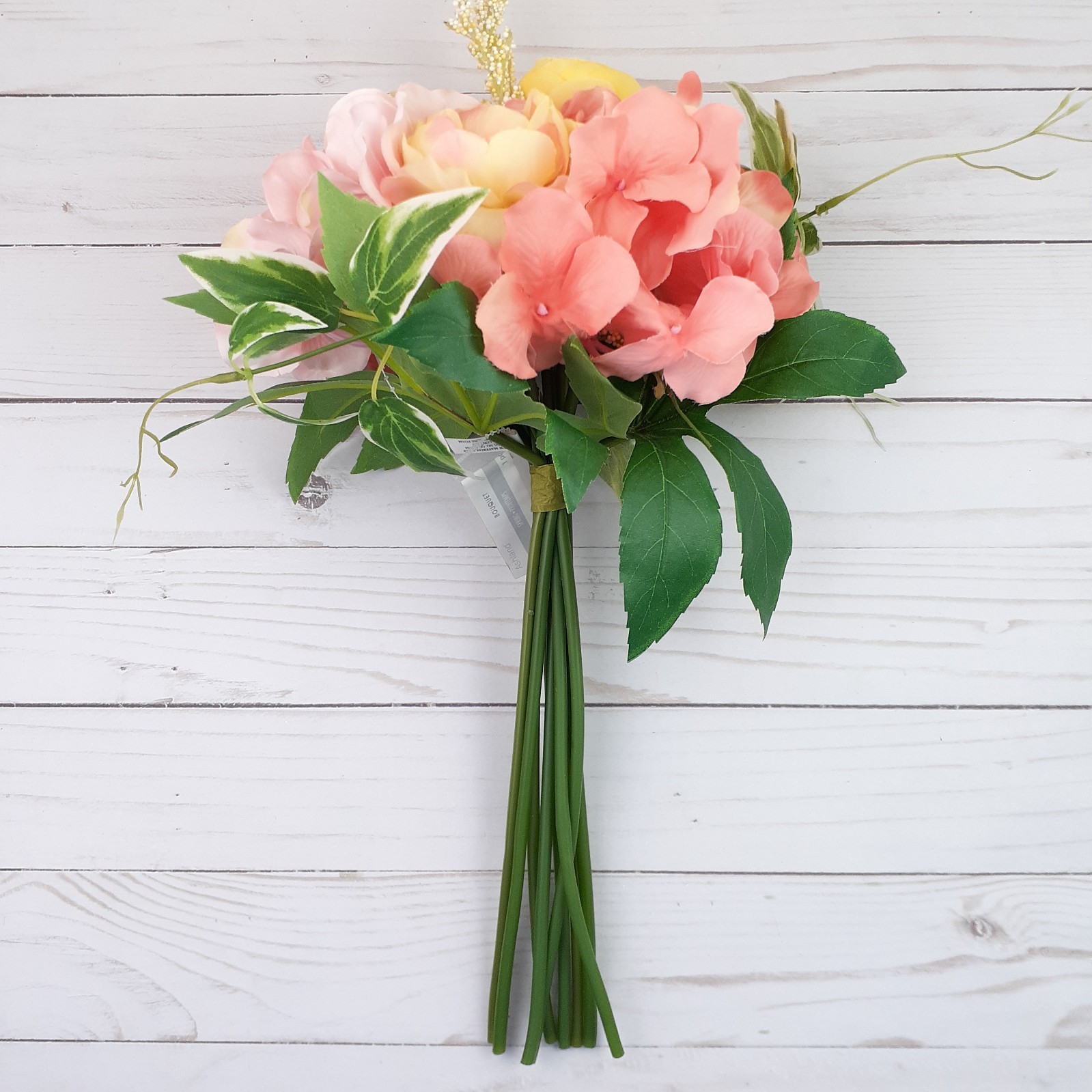 Flower Bouquet Spring Floral Decor Wedding Romantic Orange Yellow F13