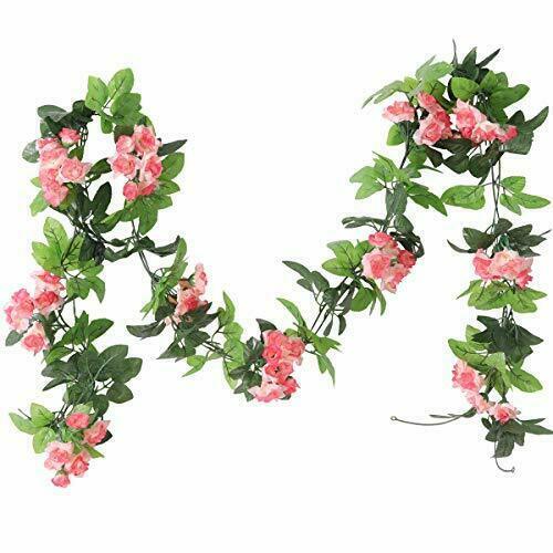 PARTY JOY VINTAGE ARTIFICIAL SILK ROSE FLOWER DECORAT BOUQUET CHAMPAGNE 33T 2 PC