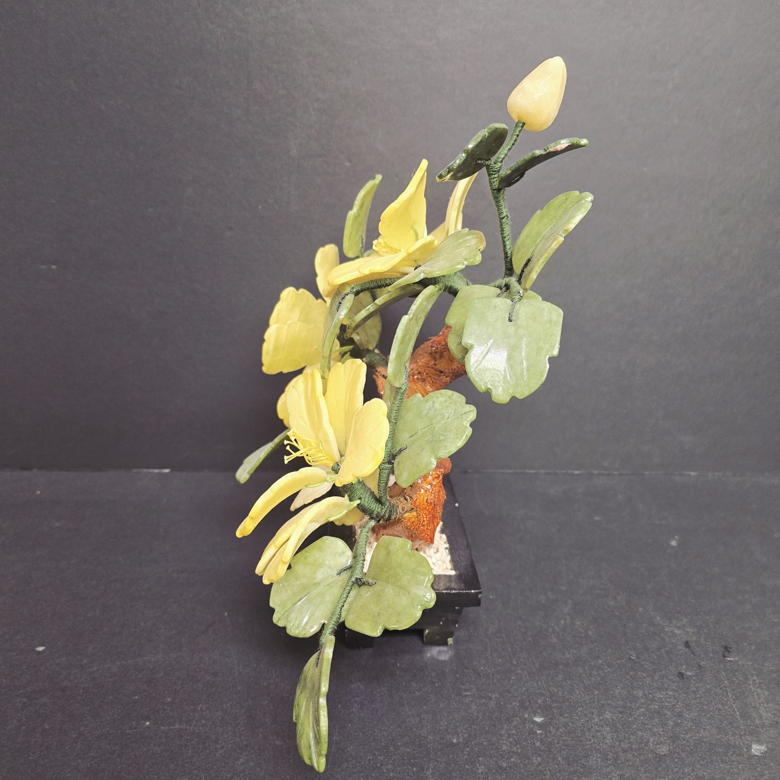 Artificial Bonsai Flowers Artificial Flowers Jade Potted Plant Peony Flower…