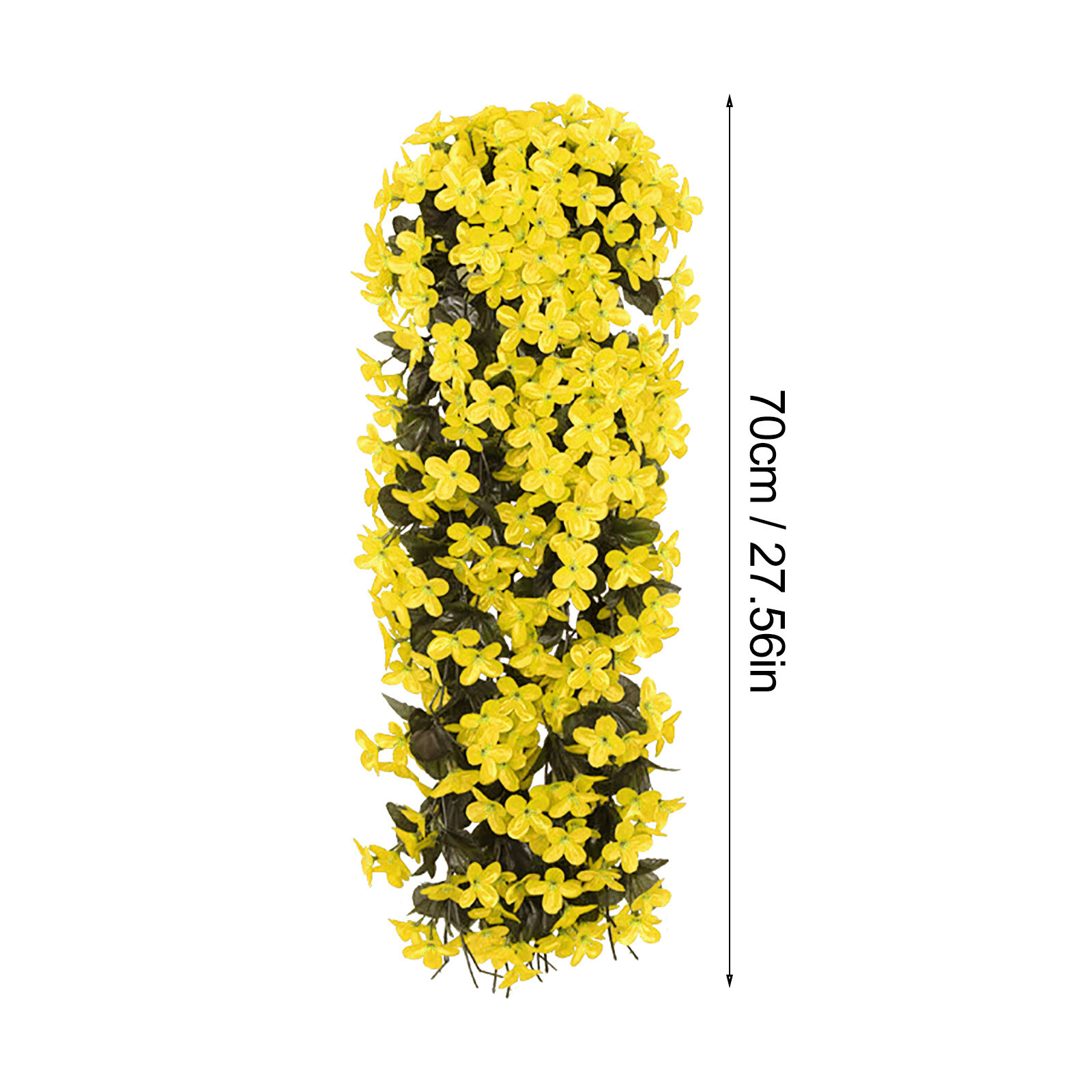 Vivids Artificial Hanging Orchid Bunch Hanging Flowers Artificial Violet Flower