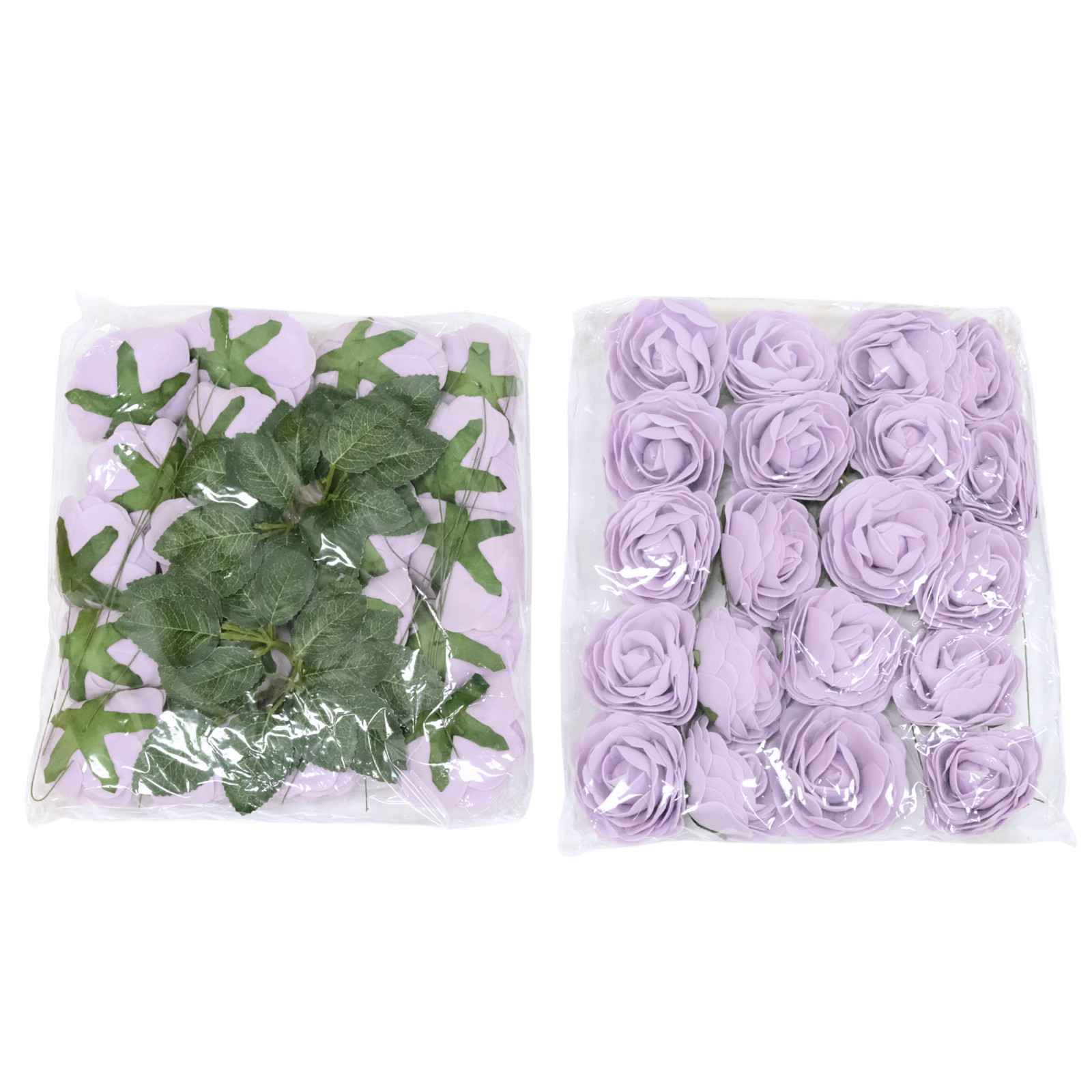 Tophouse Artificial Roses Lilac Color Lot of 40 Fake Roses DIY Bouquets