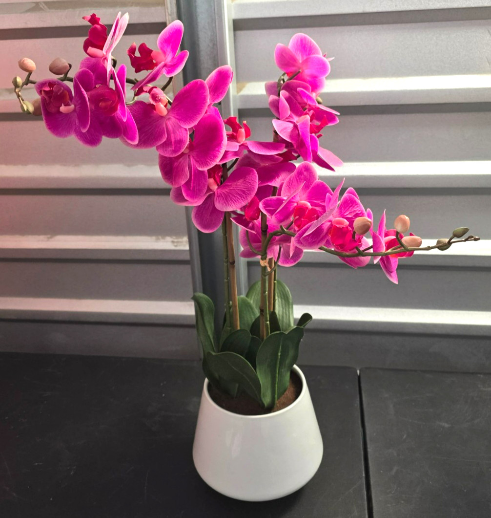 Beaumont Designs 3-stem Artificial Orchid – Pink – 1594010 – 1356615 – 1518077