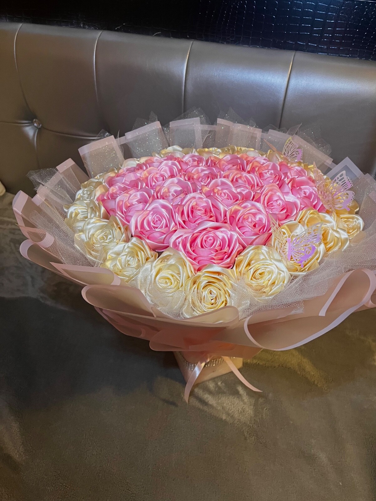 Eternal Rose Bouquet 38 Ct Handmade By Me $115 🎀
