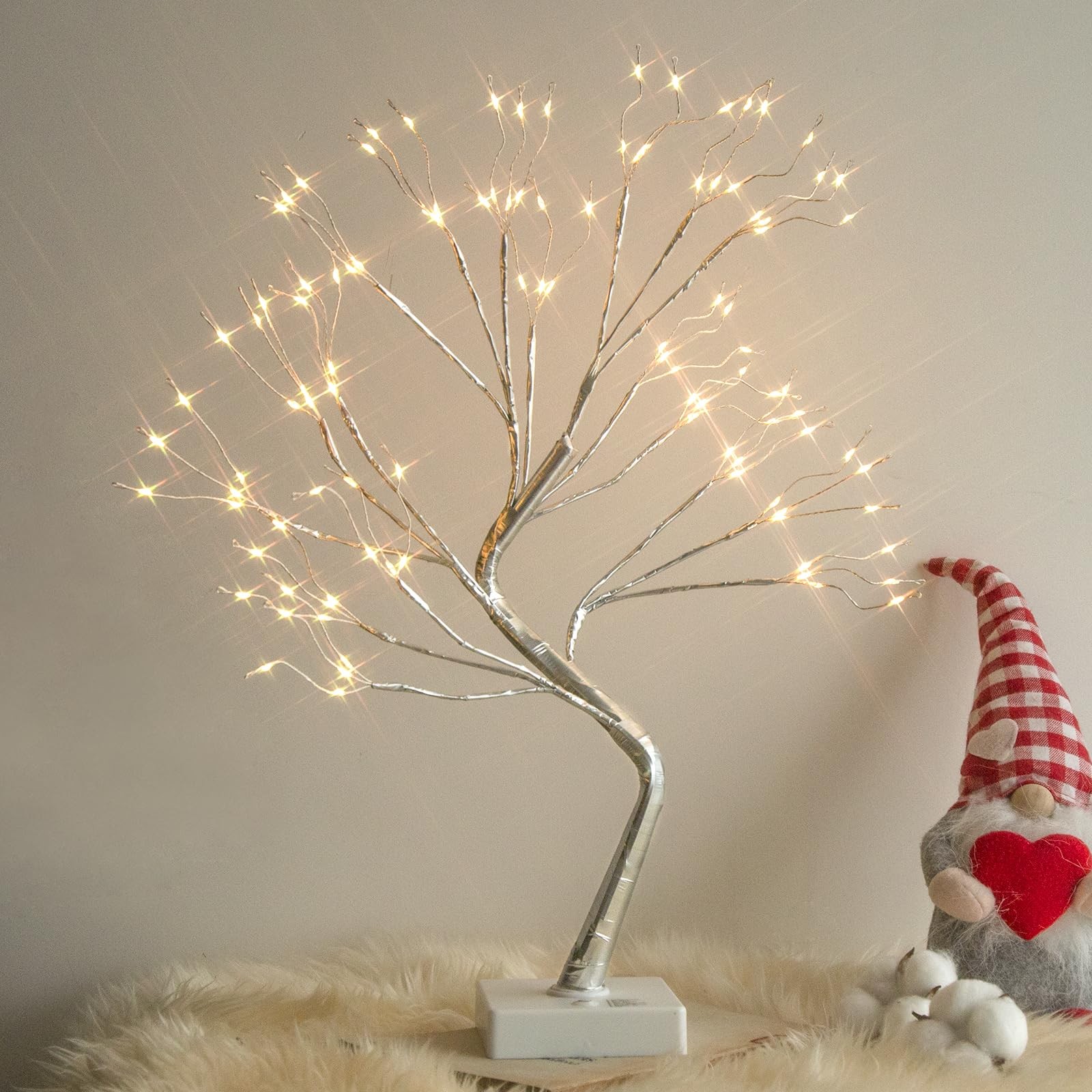 Fairy Light Tree, 108 LED Lighted Trees for Decoration Inside, Christmas Tree…