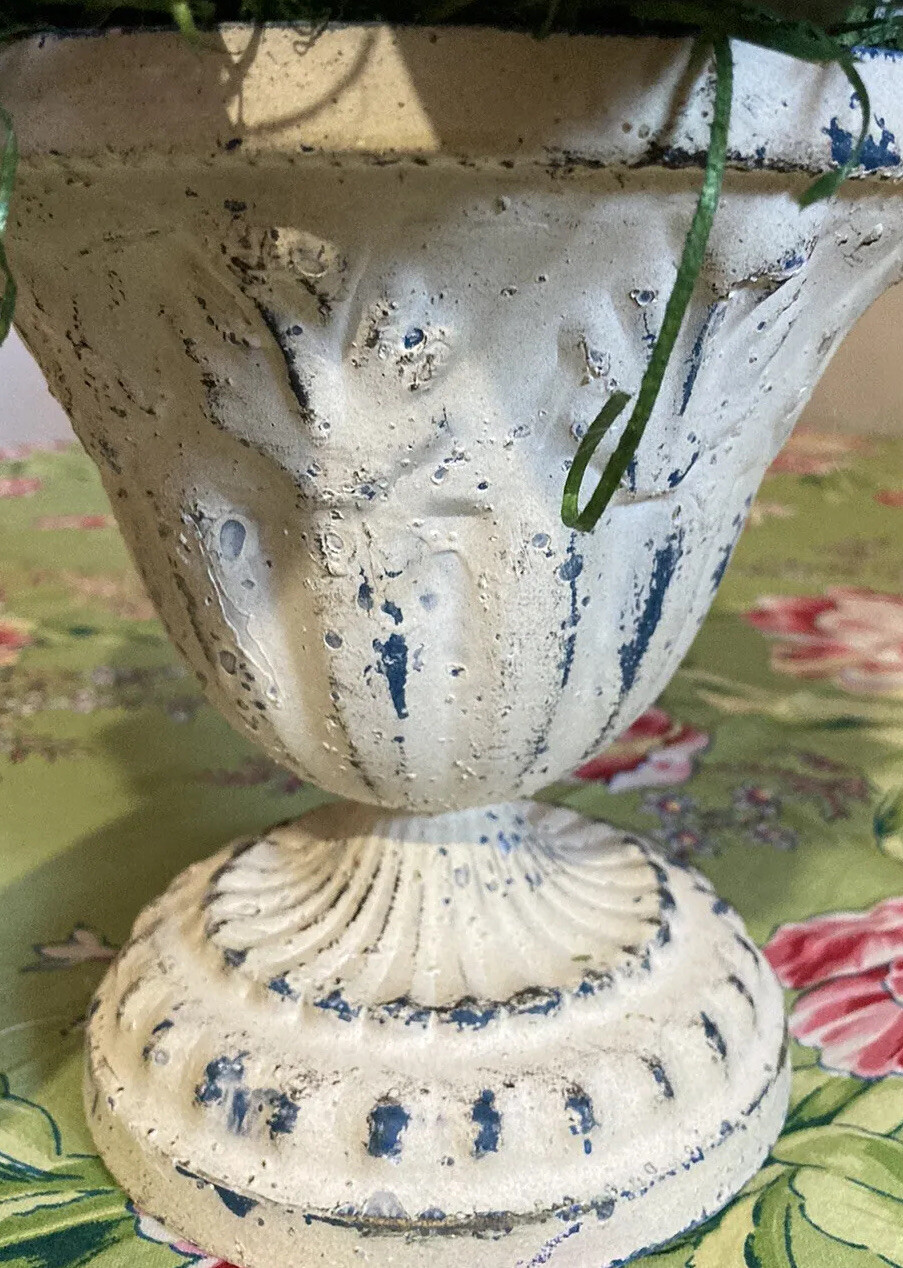 Mother Bunny Collecting Easter Eggs in Large Urn