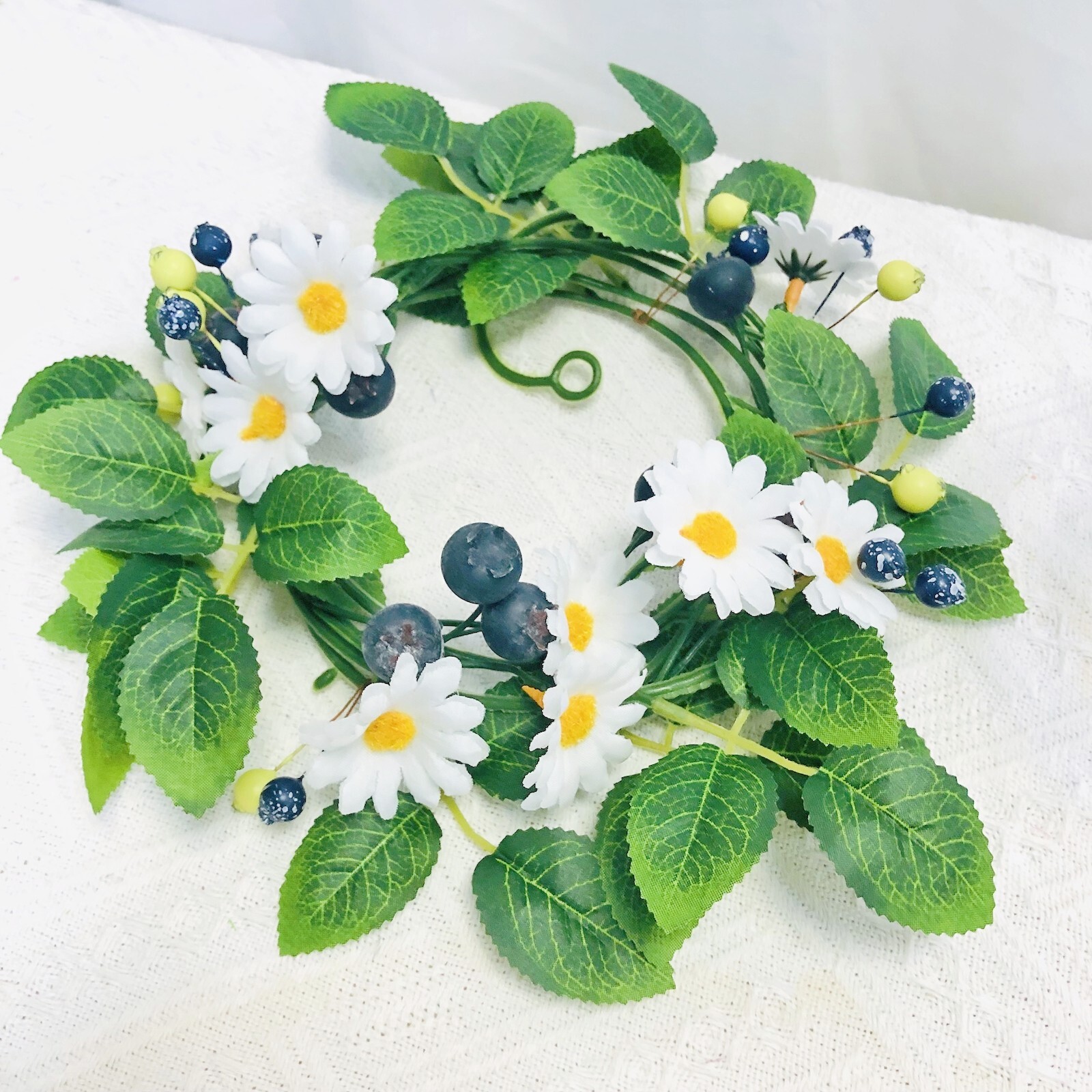 Artificial Blueberry Flowers Plant Vine Garland for Wedding Birthday Home Decor
