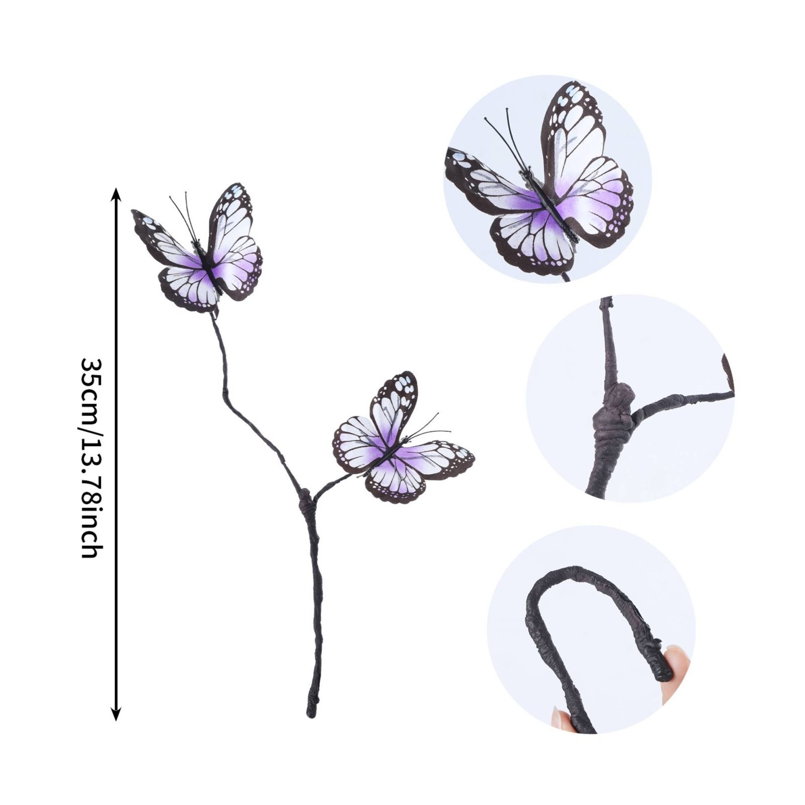 Decorative Artificial Branch European Design Simulation Dried Twig for Florists