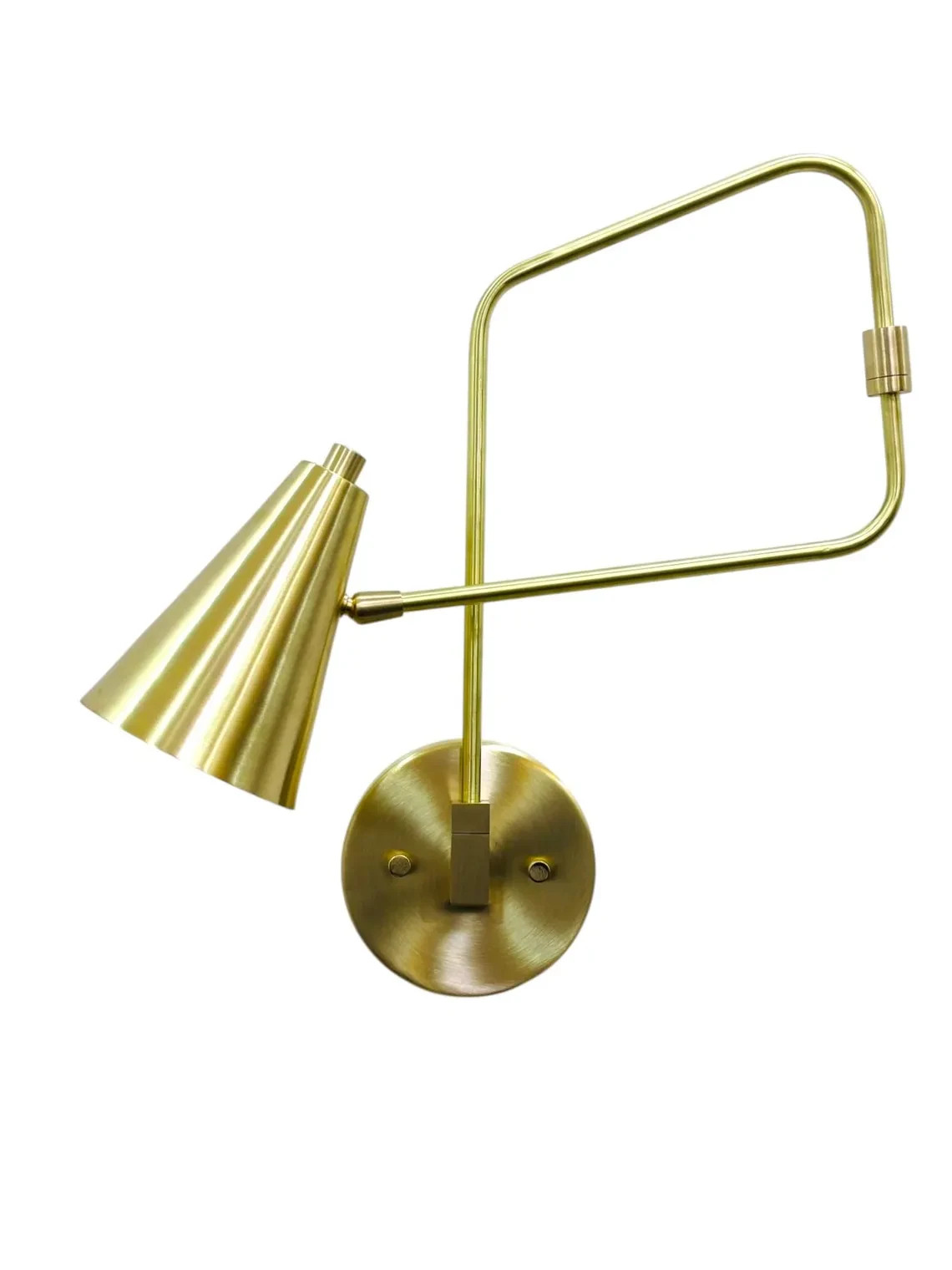 Swing Arm Vintage Wall Sconce Stilnovo Style Single Light Articulated Reading Sc