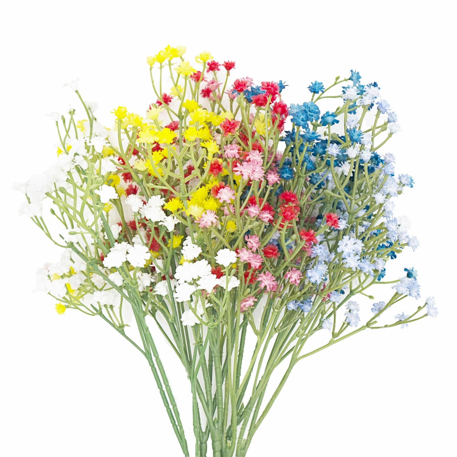 Babys Breath Artificial Flowers, 6 Bunches Wedding Flowers Faux Flowers for V…
