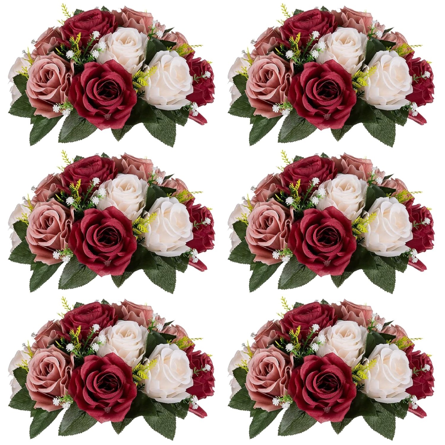 Artificial Floral Centerpieces – 9.5in Diameter