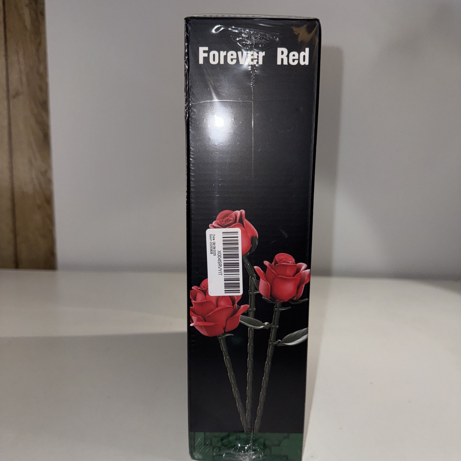 Red Roses Flower Bouquet Building Sets, 670Pcs Artificial Flowers Building Block